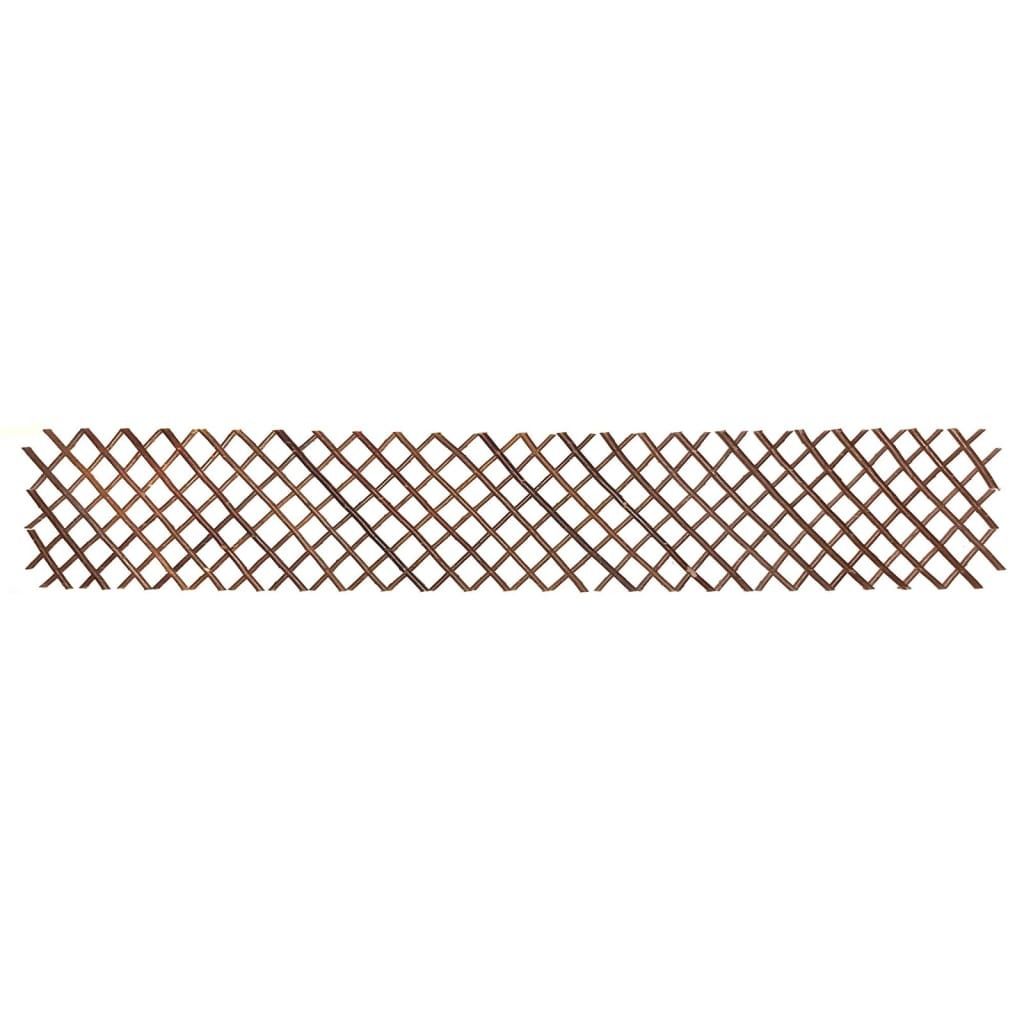 Nature Garten-Rankgitter 30x180 cm Natur Weide Braun Produktbild 