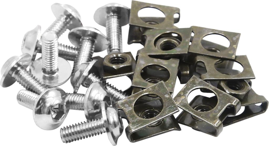 10 STK. Metall U-Typ M6 Motorrad Verkleidung Verschluss Klemme mit Schraube DE de