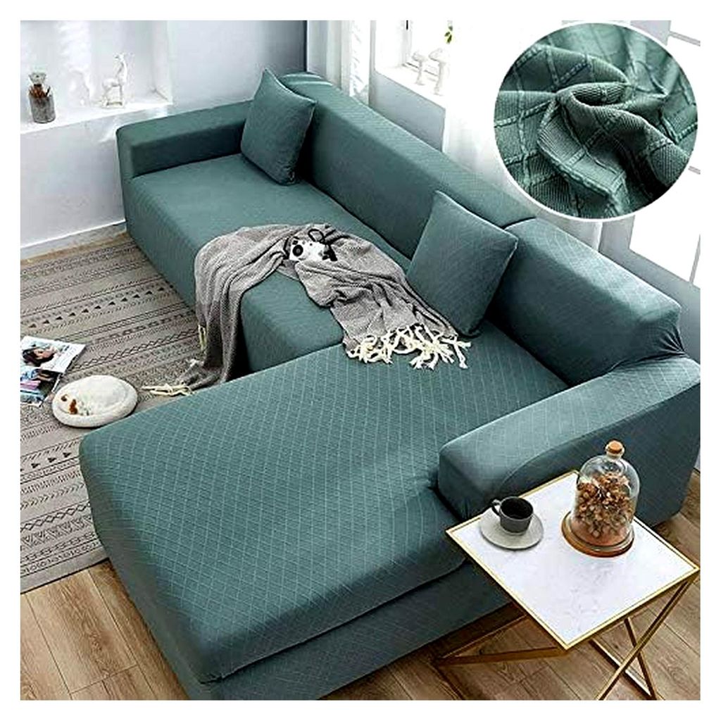 Sofabezug für 1, 2, 3 und 4-Sitzer Sofas, elastischer Stoff, Stretch Couch Schonbezug (190-230 cm)