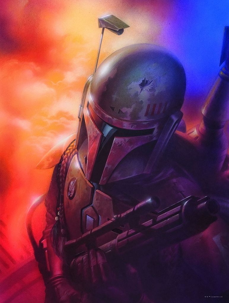 Disney Poster Star Wars Mandalorian Multicolor - 611675 - 30 x 40 cm