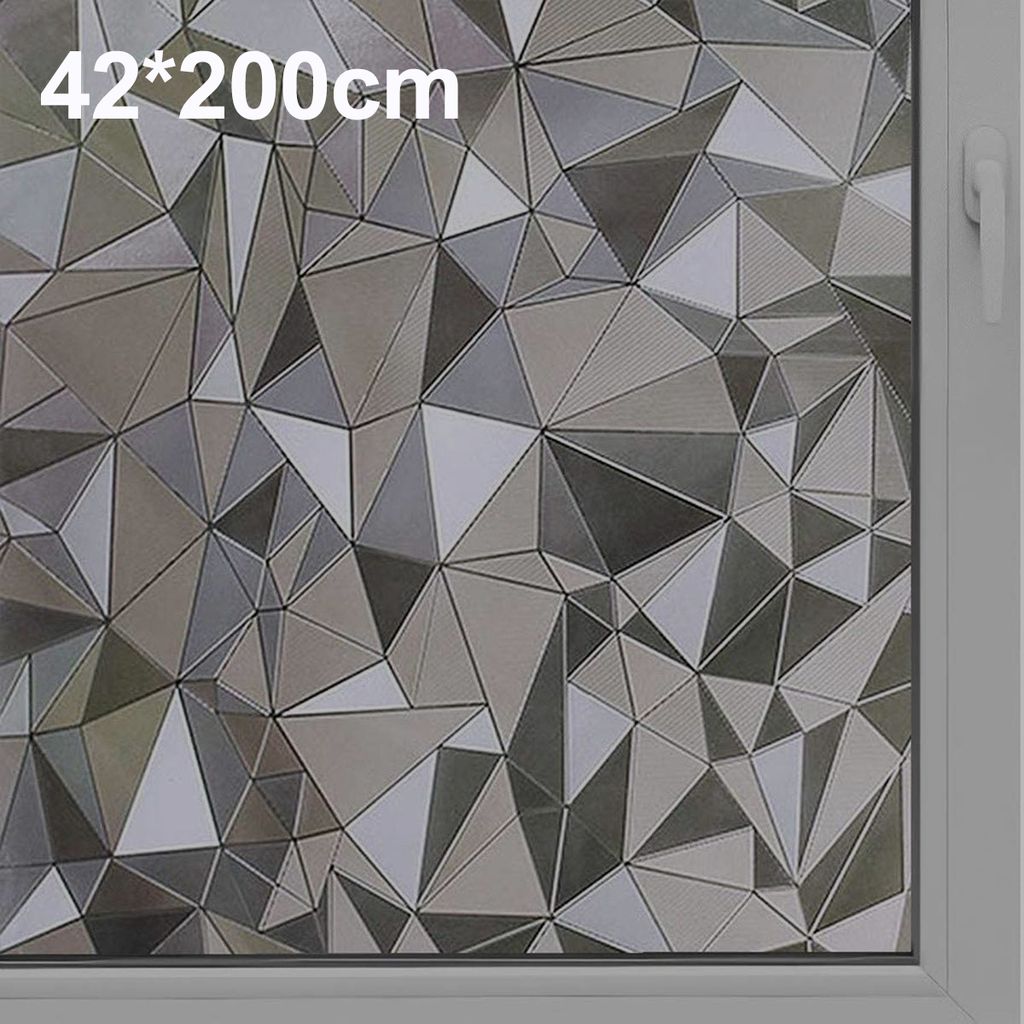 Fensterfolie 6€/m² Selbstklebefolie UV-Schutz Glasfolie Sichtschutz Mlichglas 