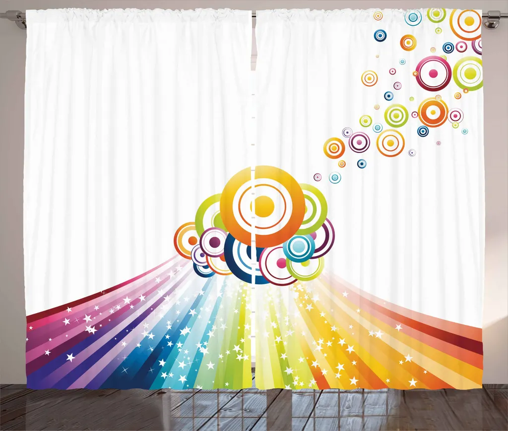 Vivi i Colori con la Tenda ABAKUHAUS Anno Rainbow 280x245 Multicolore