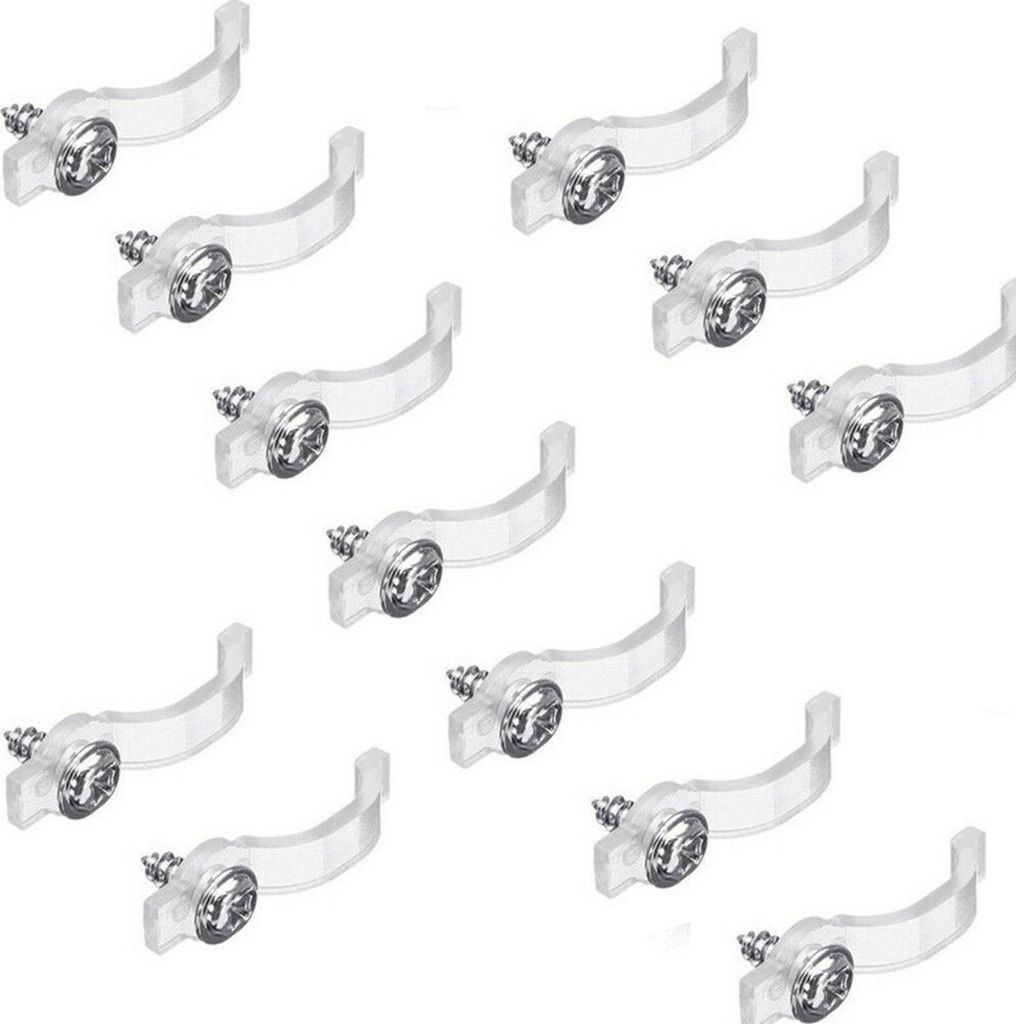 100 Stück Montageklammern für 3528/5050 LED-Lichtleisten