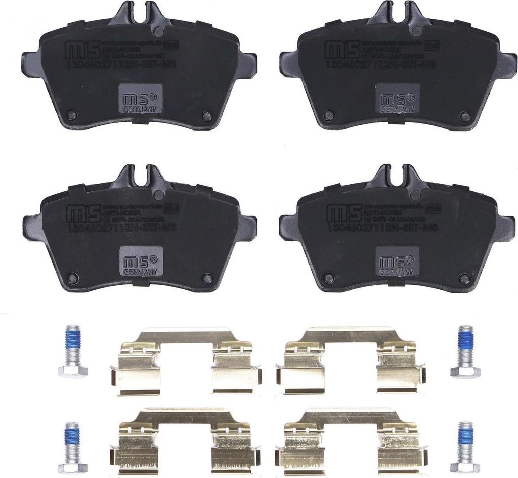 MASTER-SPORT 13046027112N-SET-MS Bremsbeläge, Bremsklötze Vorderachse für MERCEDES-BENZ A-Klasse (W169)