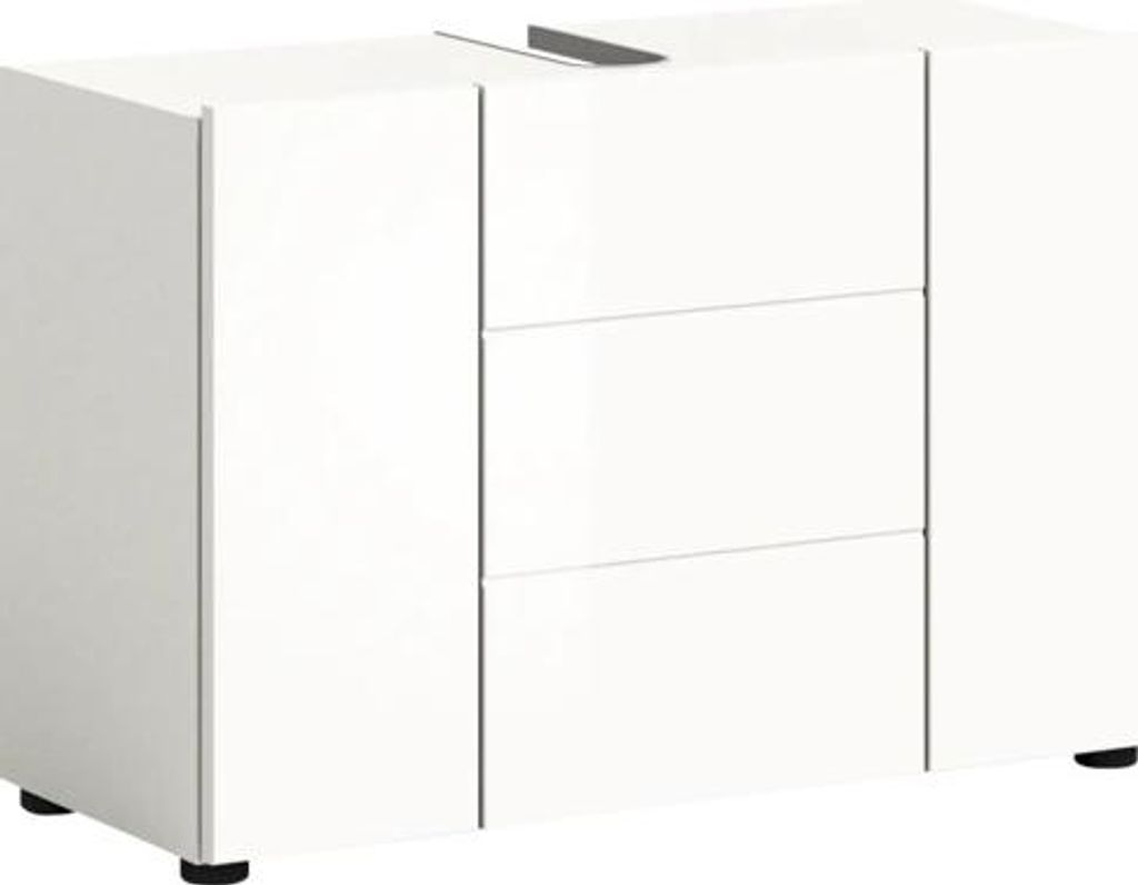xonox.home Vanity unit Vira biely melamín 82x56x34 cm Obrázok produktu 