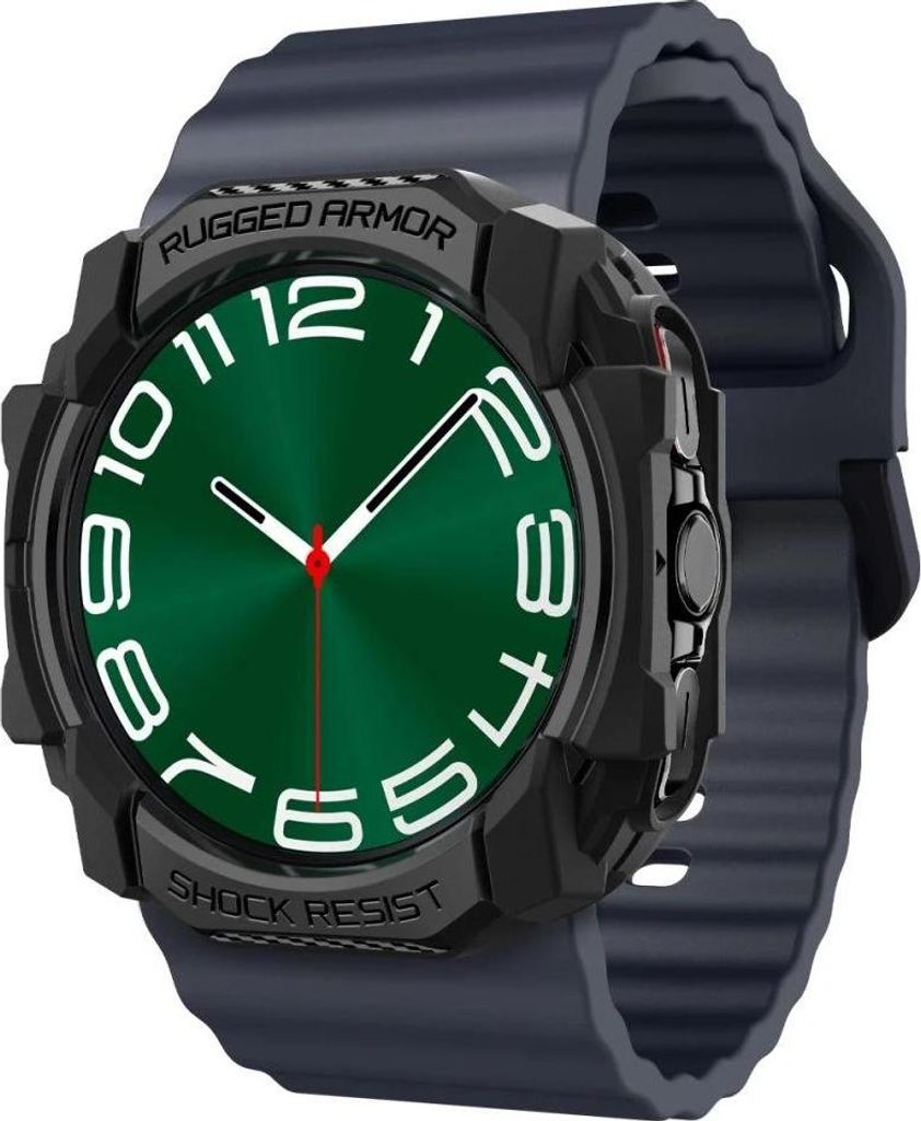 Spigen Rugged Armor, Etui, Smartwatch, Czarny, Samsung, Zdjęcie produktu 