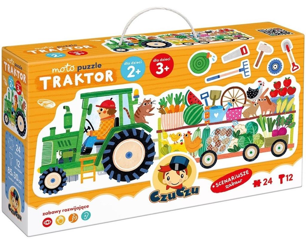 CZUCZU, rompecabezas de motocicleta, modelo Traktor, número Imagen del producto 
