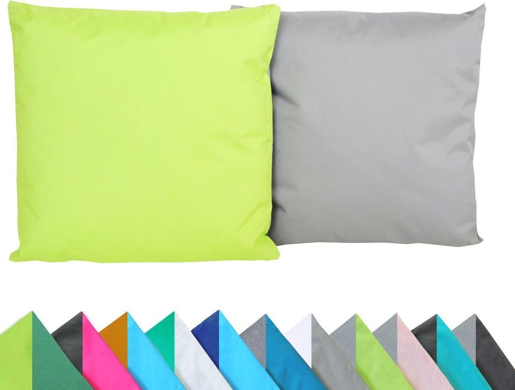 JACK 2er Set Wende Outdoor Kissenhülle Kissenbezug 2-farbig Produktbild 