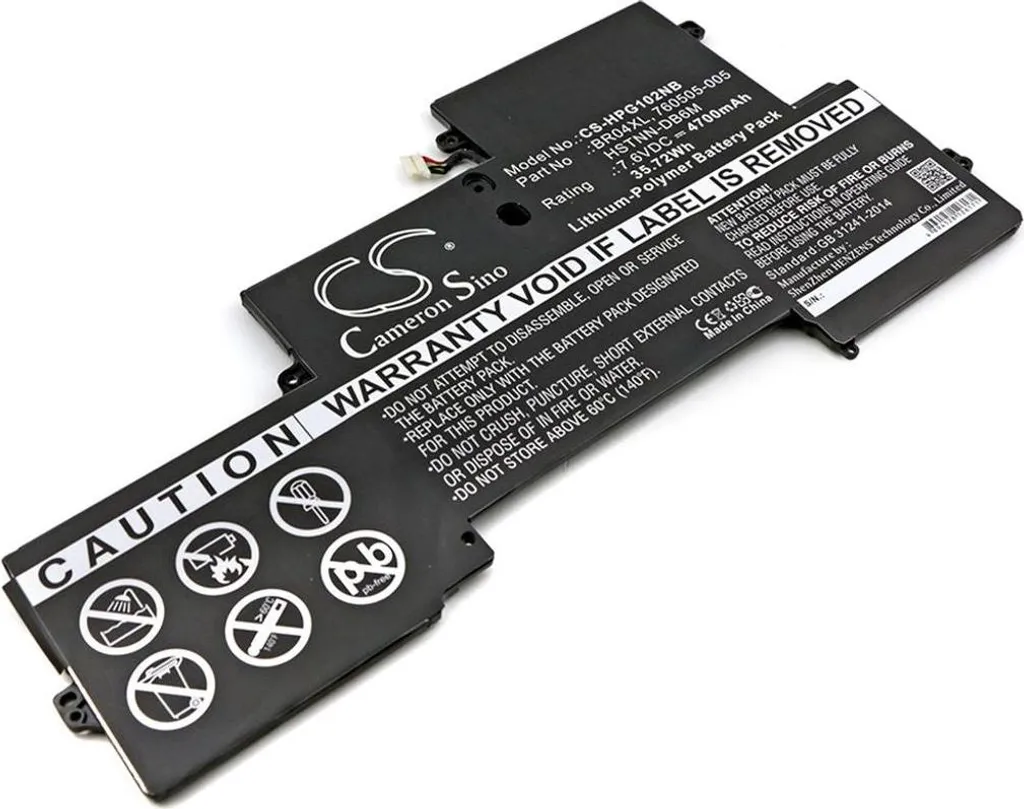 Batterie de Rechange pour PC Portable HP Elitebook 1030 G1 - 4700 mAh Li-Po