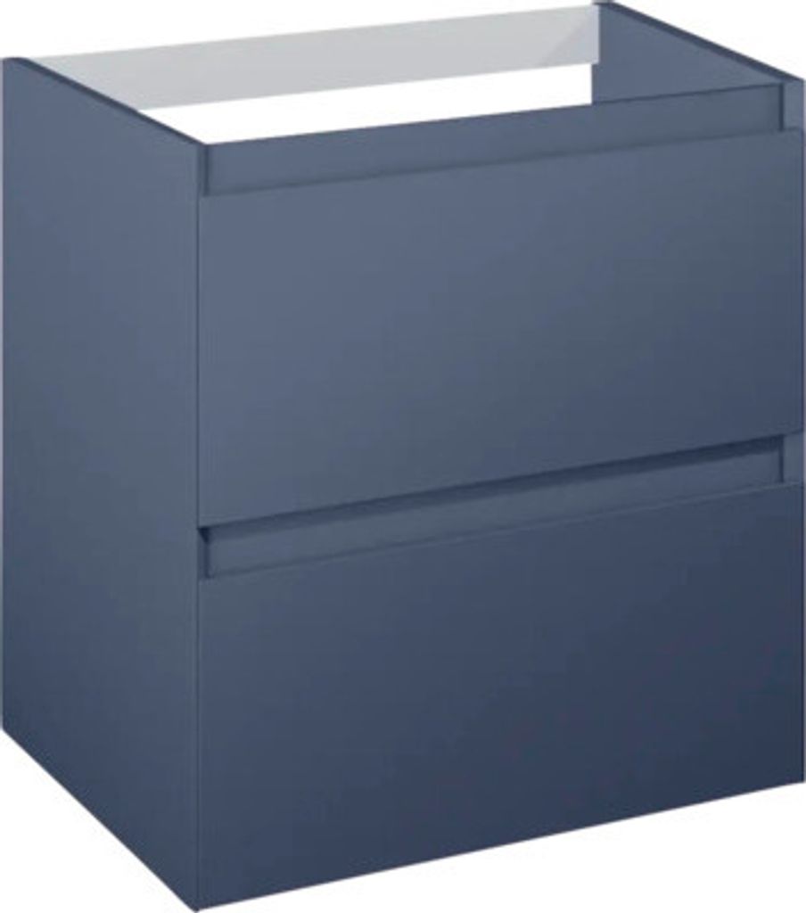 Jungborn Waschtischunterschrank DECEM BxHxT 600 x 635 x 458 mm Frontfarbe navy blau matt