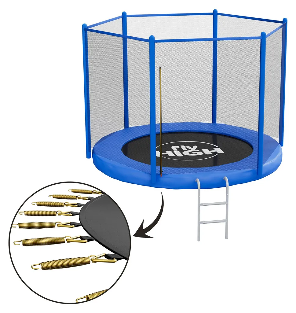 Accessoires Trampoline Ø250 cm Jumpoo : Pack de 6 Pièces Haute Qualité