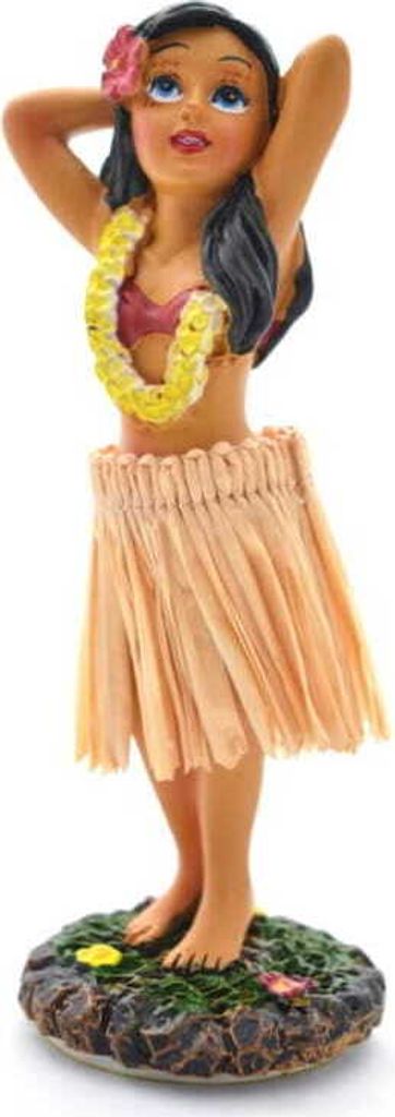 DIXIE STORE Wackelfigur Auto Hawaii Deko Auto - 11cm - Aloha Girl