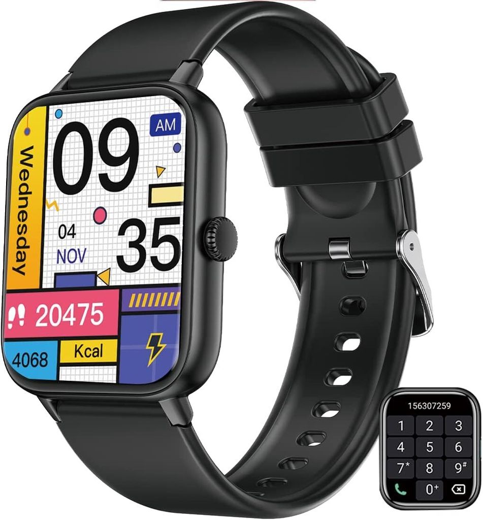 Smart Watch Damen ist anwendbar auf Ios Android. Fitnessuhr Herzfrequenzmesser, Fitness-Tracker für 123 Sportmodi.Ip68 Waterproof Fashion Android IOS
