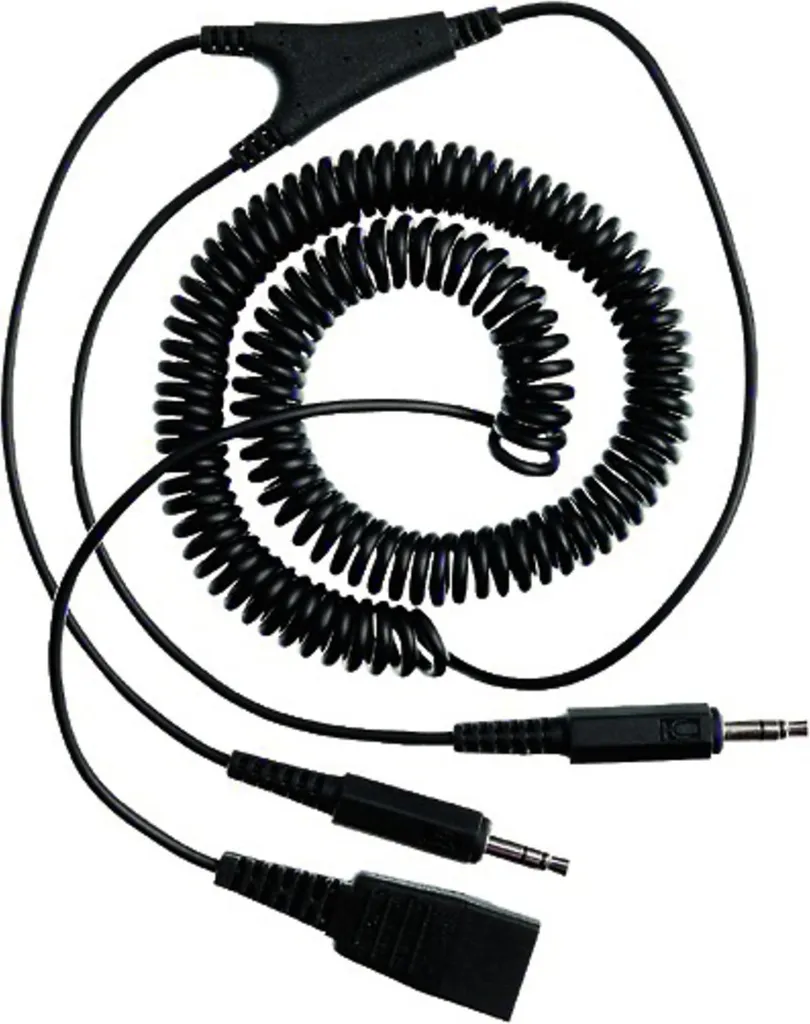 Cordon Jabra QD vers 2x Jack 3,5mm - Solution Casque Jabra vers PC
