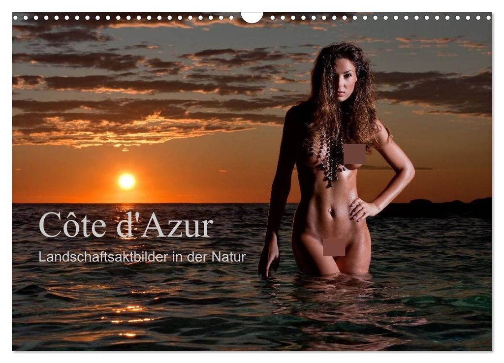 Côte d'Azur - Landschaftsaktbilder in der Natur (Wandkalender 2027 DIN A3 quer), CALVENDO Monatskalender