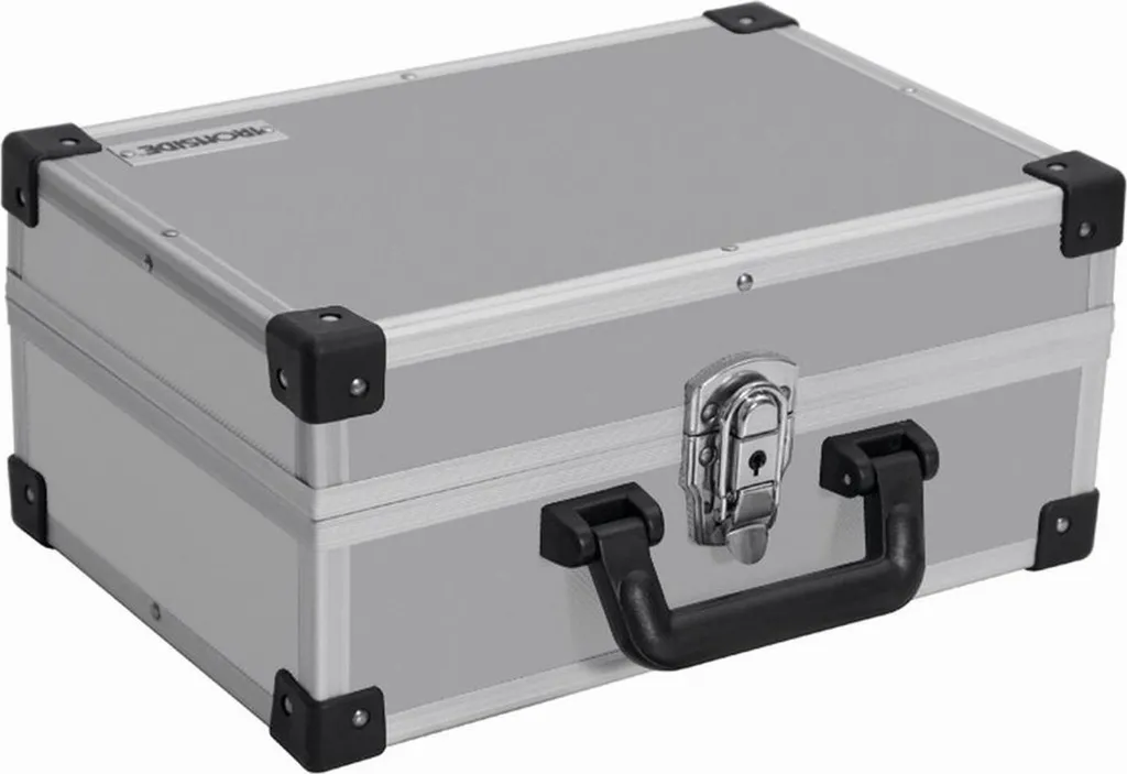Valisette de rangement aluminium pour outillage 330x230x150mm argenté