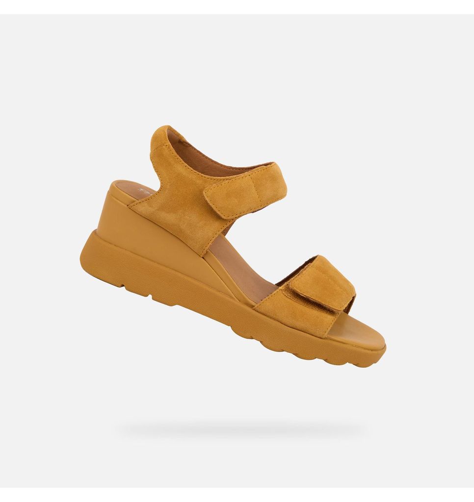 Geox Gelbe Damen-Keilschuhe Spherica EC6 40