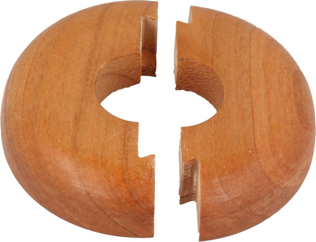 STEDO Echtholz-Einzelrosette - Kirsche - Loch: 22 mm x Aussen: 50 mm