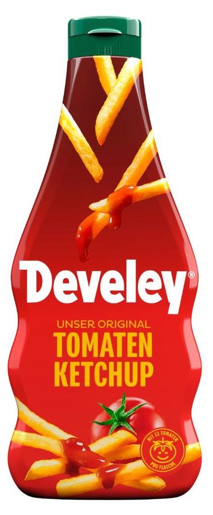 Develey "Unser Original" Ketchup Flasche - 12x 500ml Produktbild 