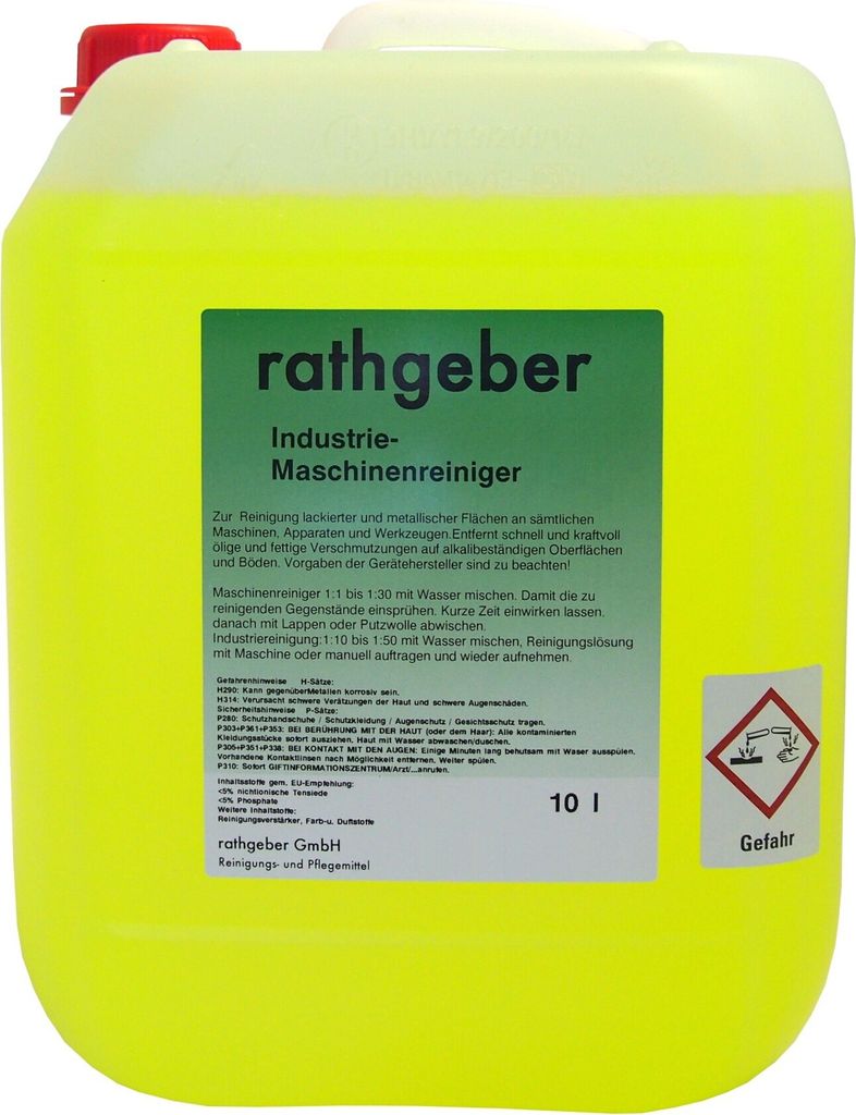 Industrie-Maschinenreiniger / 10,0 l PE-Kanister