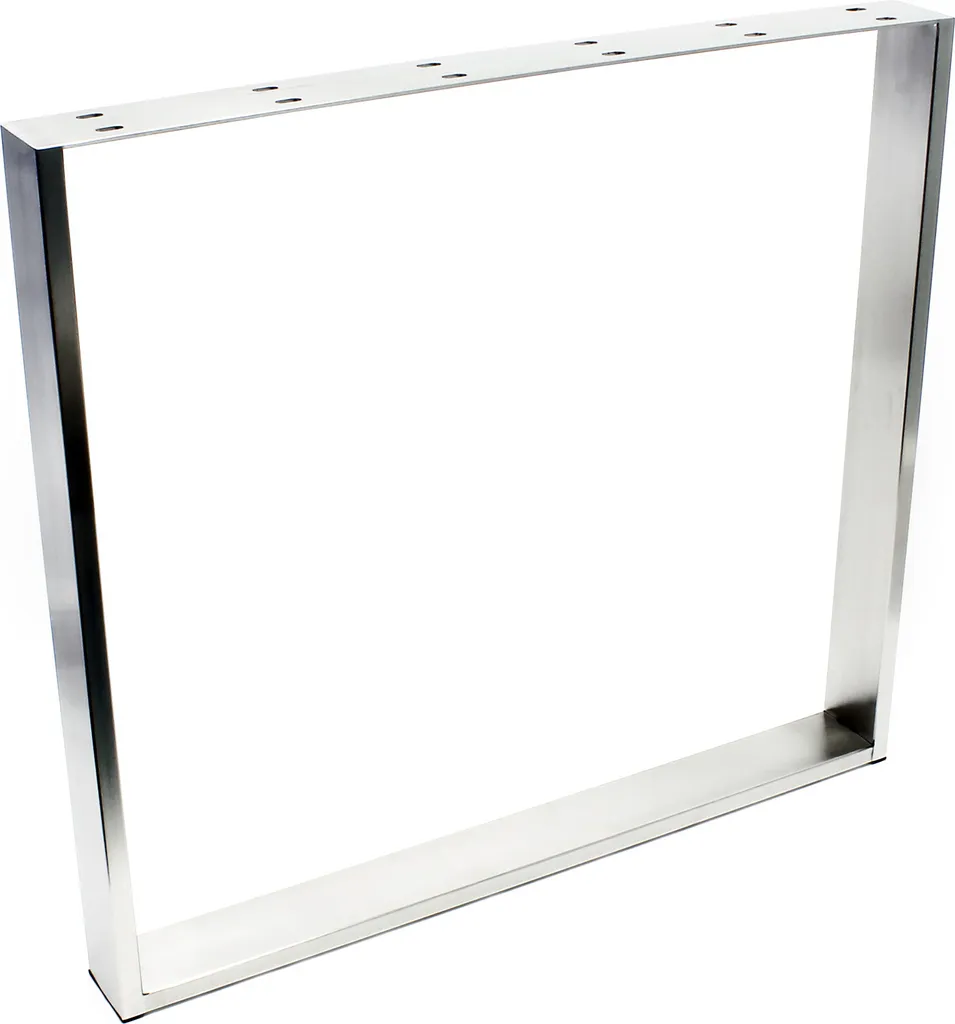Piétement de Table Stable Anti-Rayures en Acier V2A - Supporte 200 kg