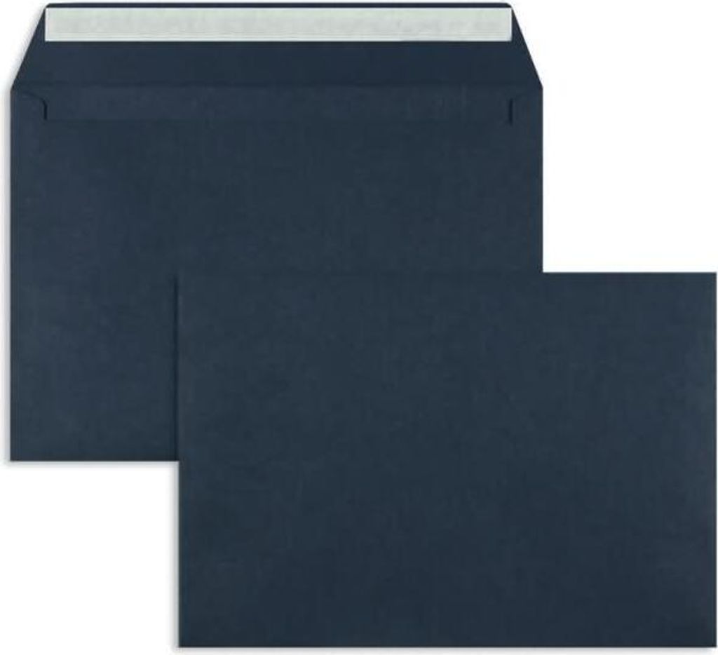 Briefumschläge C5 120g/qm haftklebend VE=100 Stück royalblau