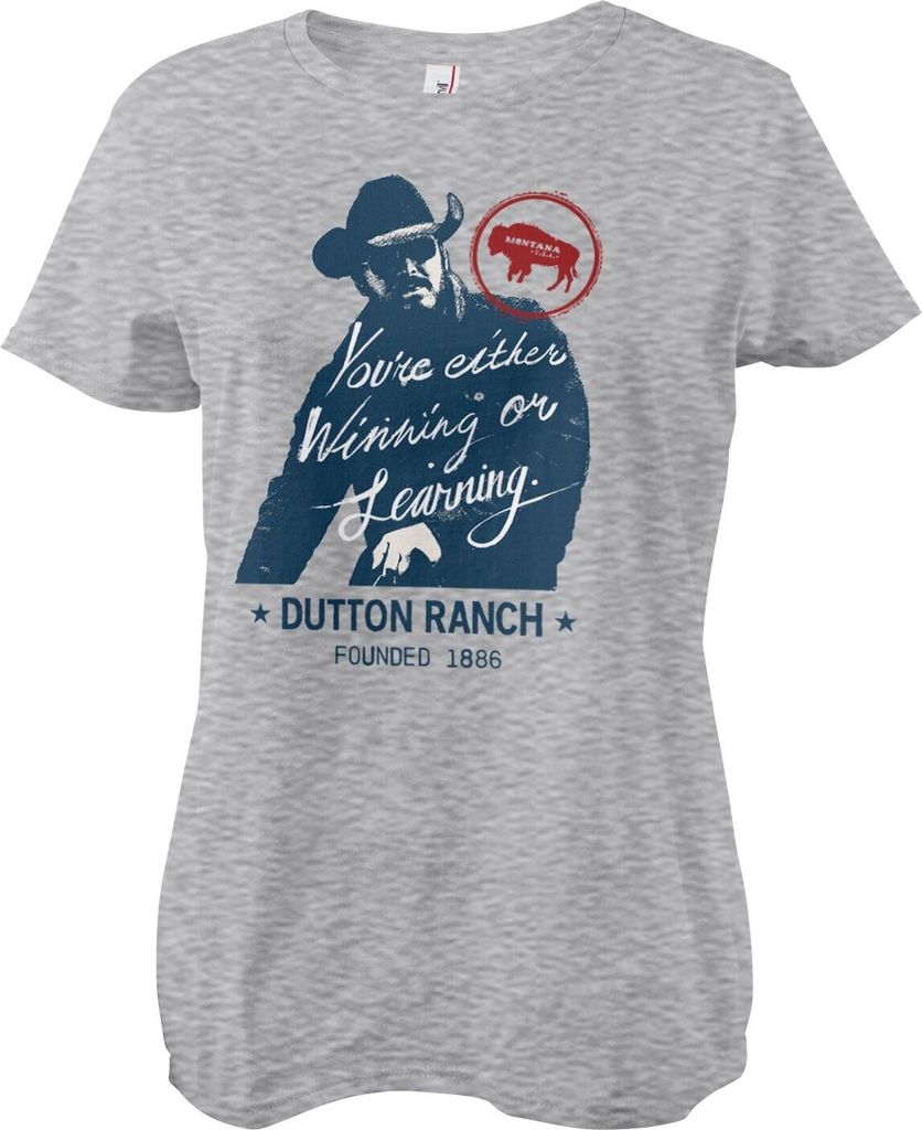 Winning Or Learning Girly Tee - X-Large - HeatherGrey