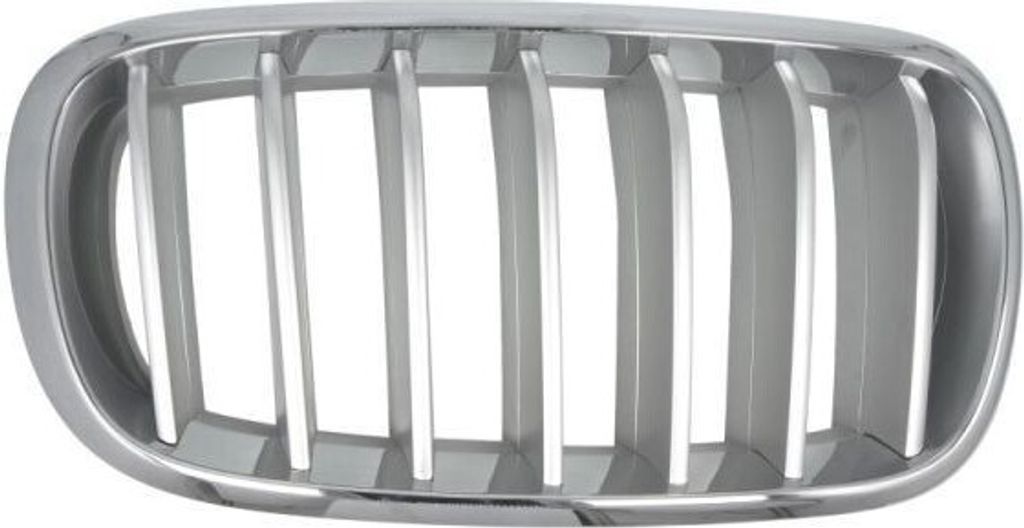 BLIC 6502-07-00969966P Kühlergrill Frontgrill für BMW X5 (F15, F85) X6 (F16, F86) Vorne Rechts Titan Chrom