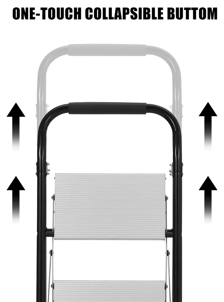 Escabeau combiné diable pour maison et entrepôt - Pliage compact