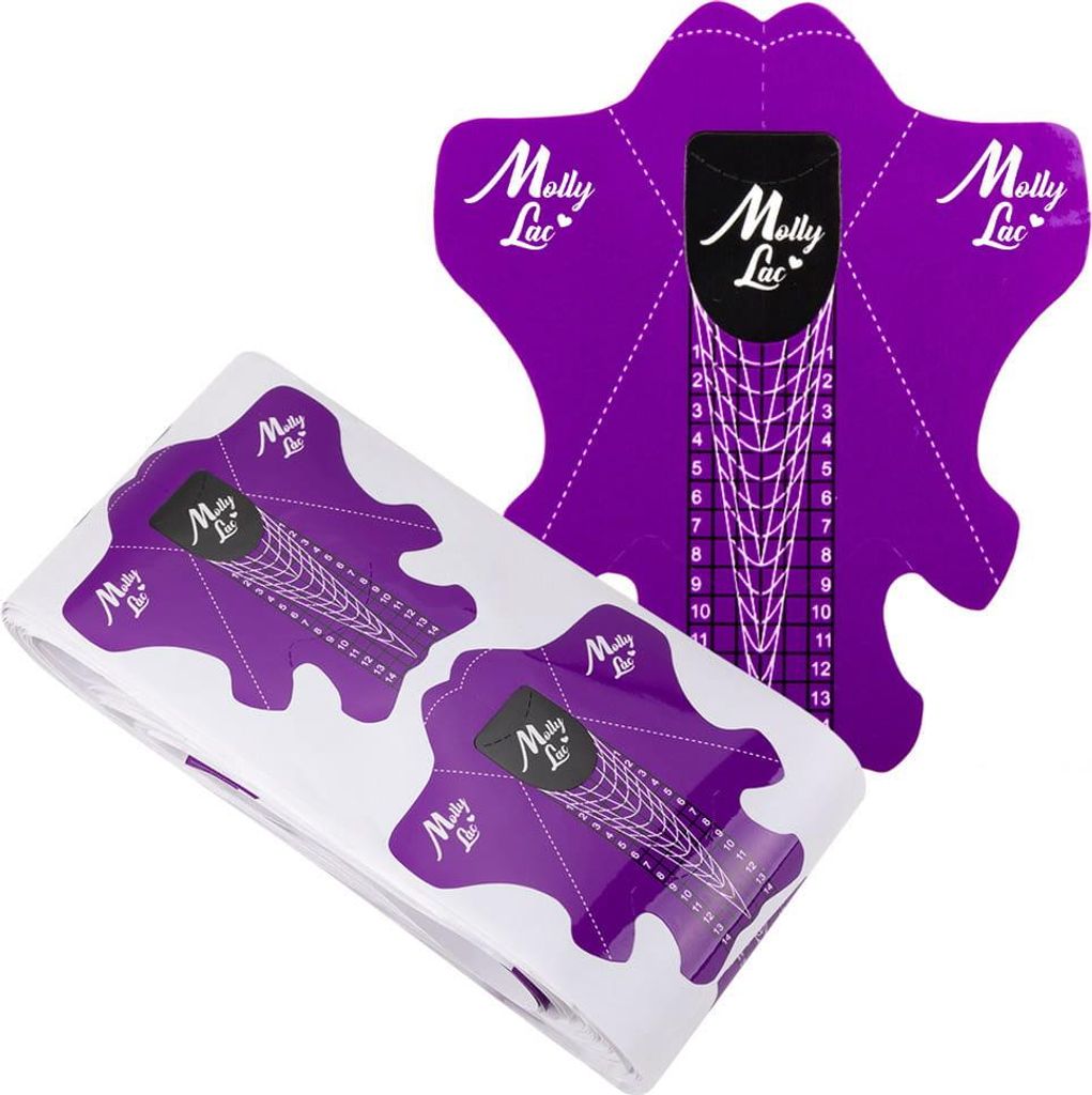 MollyLac Stiletto Lange Nagelschablonen 100 Stück