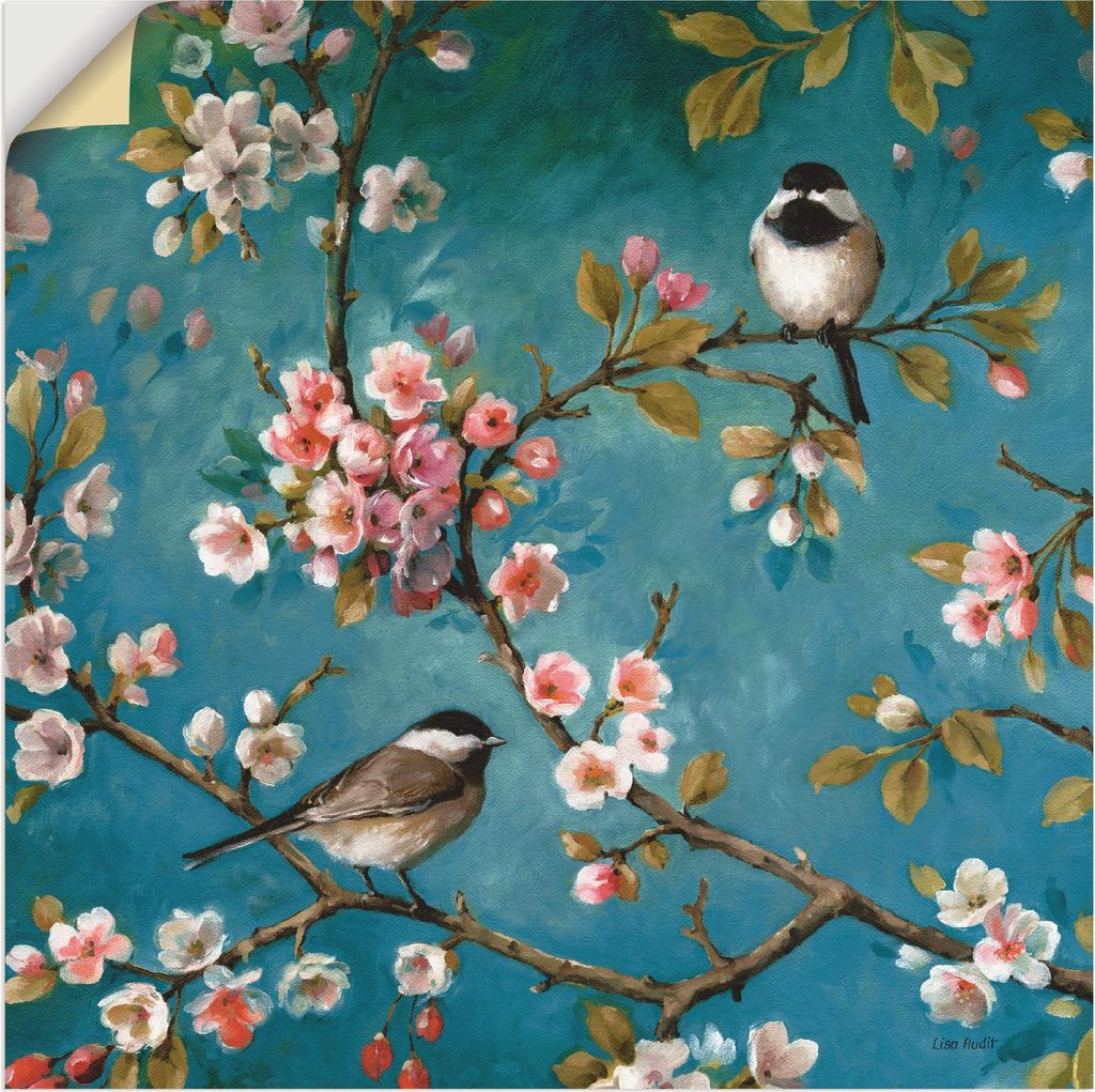 ARTland Wandbild, selbstklebend Blüte II Größe: 50x50 cm