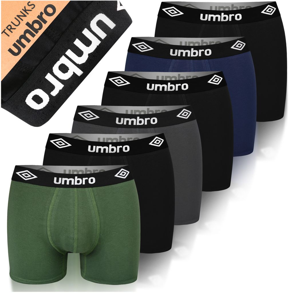 UMBRO PREMIUM Bokserki męskie bawełna 6 pack | Doskonały Zdjęcie produktu 