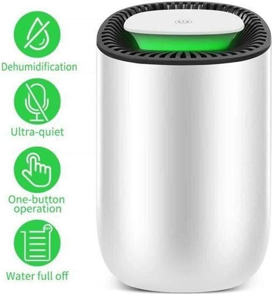 Kleine Indoor-Schlafzimmer berührbare Stummschaltung mit LED Haushalt kleine elektrische Luftentfeuchter portable Feuchtigkeitsaufnahme
