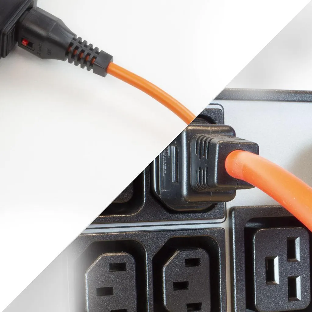 Câble secteur C13 C14 10A 230V haute performance pour onduleur PDU