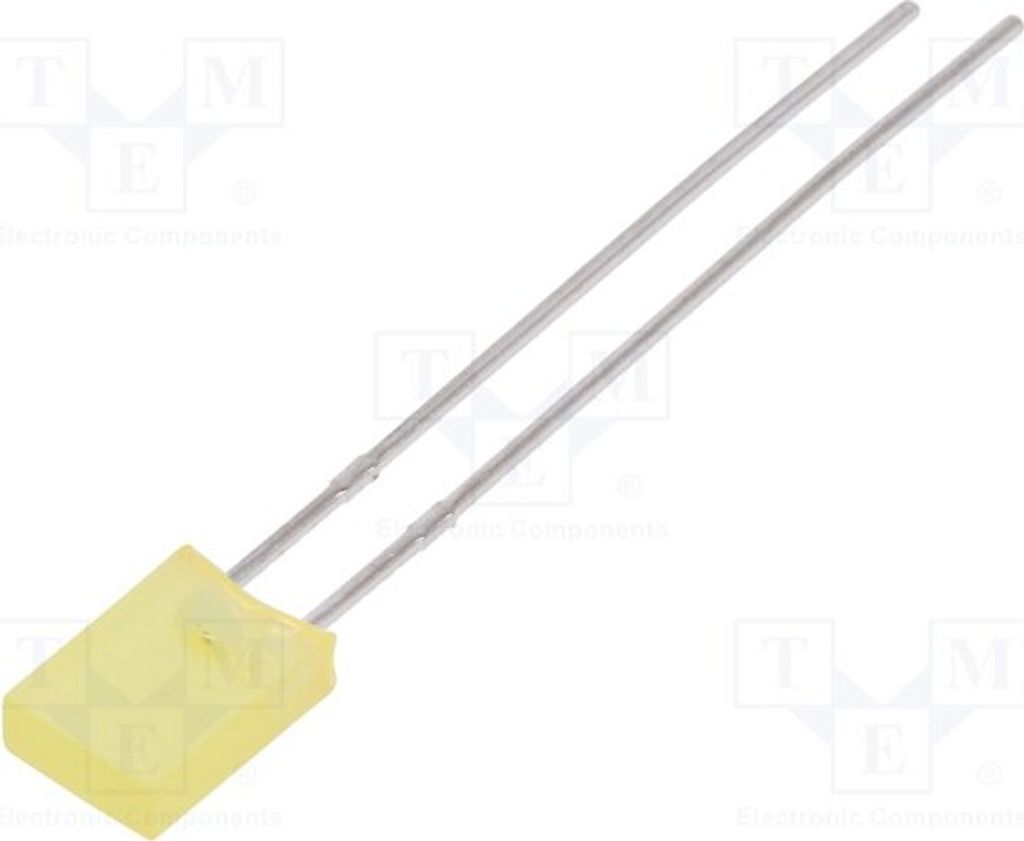 5x LED 5x2x7,15mm gelb 130° rechtwinklig 30÷70mcd LL-253YD1F-1B LED Dioden THT r