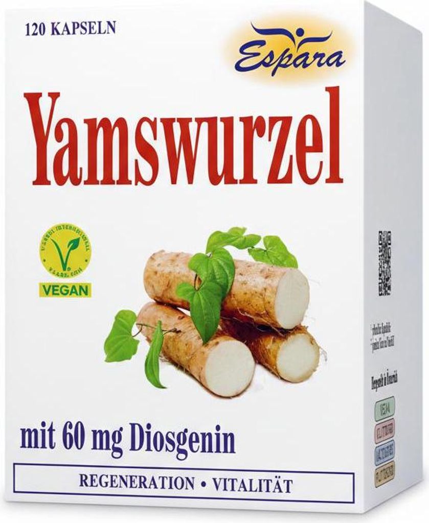 Espara Yamswurzel Kapseln, 120 St. Kapseln