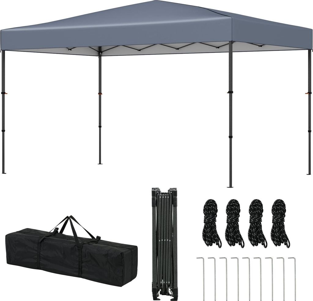 Pop-Up-Pavillon 365 x 225 cm, UV-Schutz, Tragetasche Produktbild 