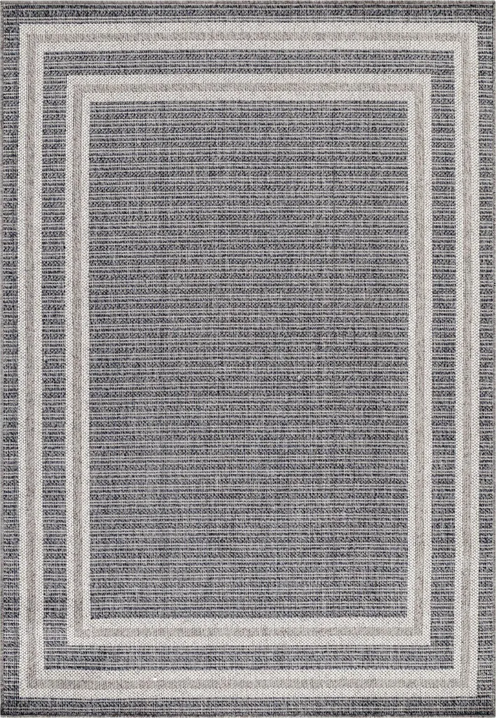 Tapis extérieur durable 140x200 gris crème : fini les sols tachés !