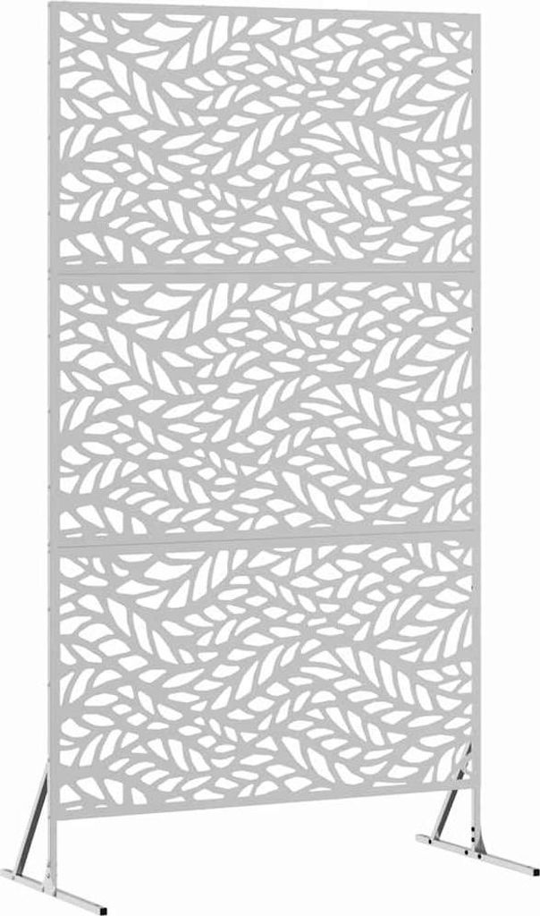vidaXL Sichtschutz Grau 100 x 50 x 180 cm Stahl