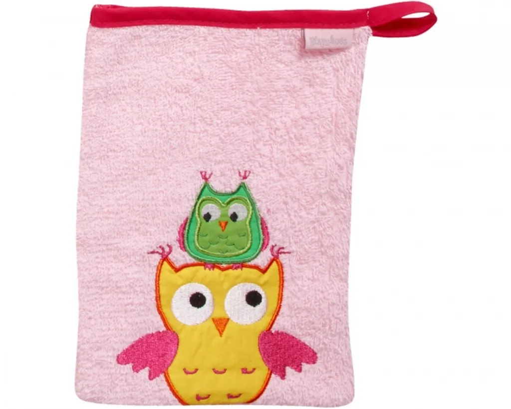 Gufo da lavaggio in spugna Playshoes, in rosa