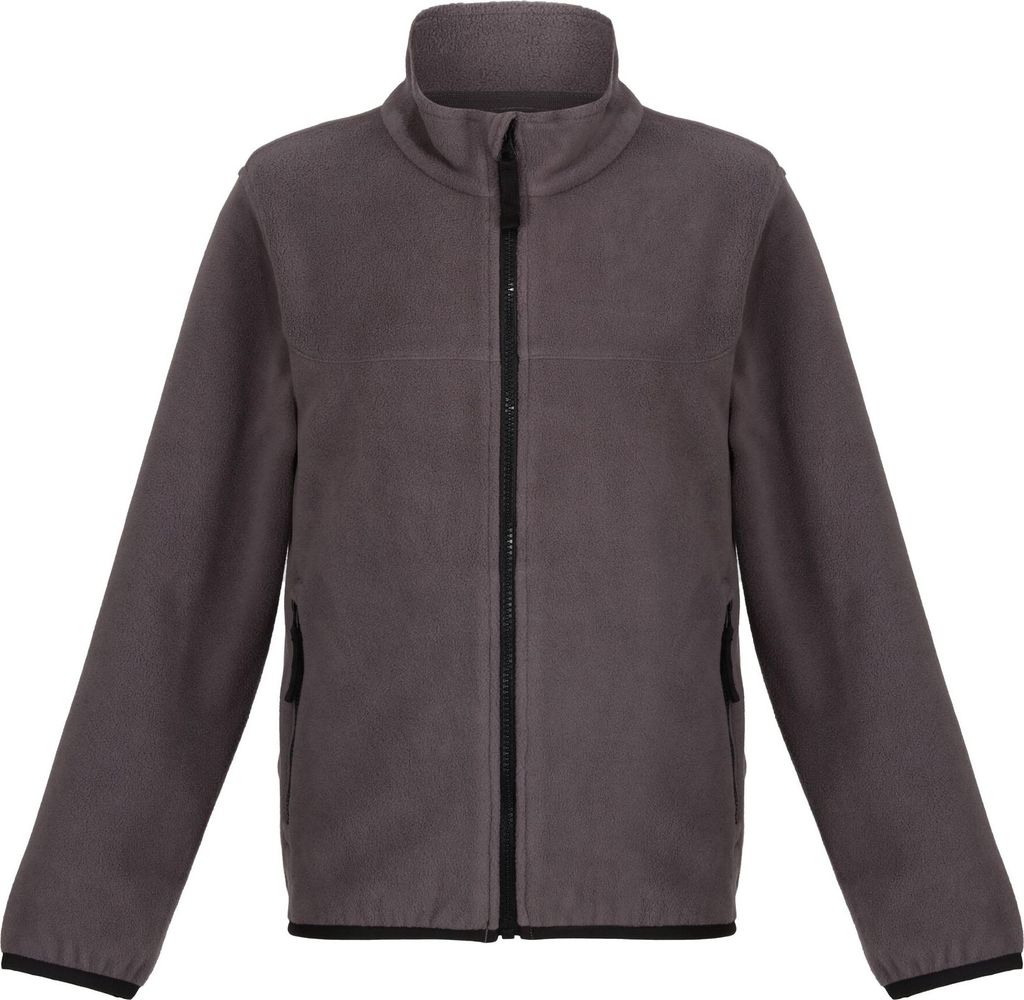 Regatta Professional - Fleecejacke Durchgehender Reißverschluss für Kinder RG9147 (104) (Mittelgrau)