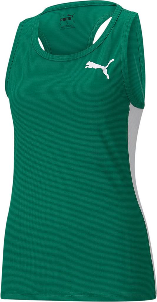 PUMA Cross The Line Singlet 2.0 Damen Training Tank Top power green S