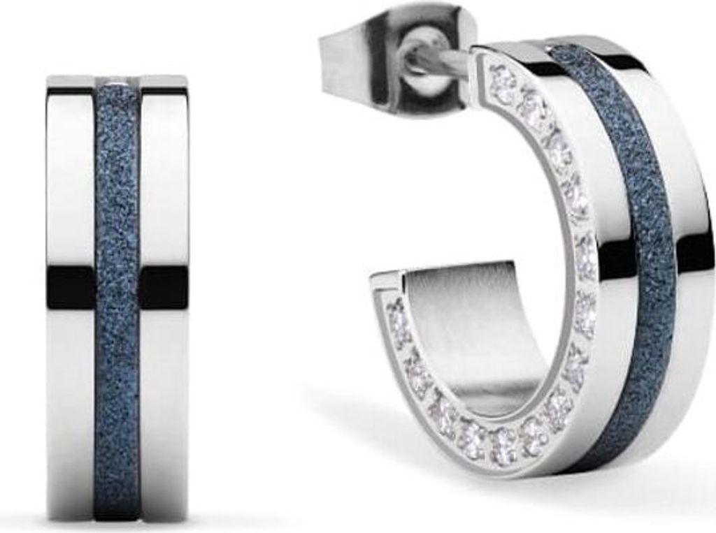BERING Creolen Edelstahl blau 725-197-05 Produktbild 