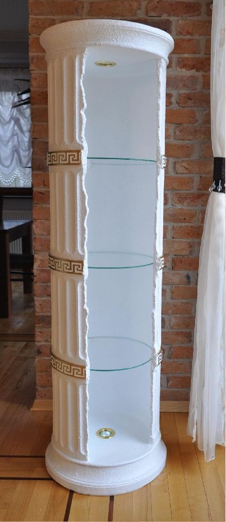 Living Room Design Showcase Shelf Glass Column Bar Showcases Shelves Cabinet New