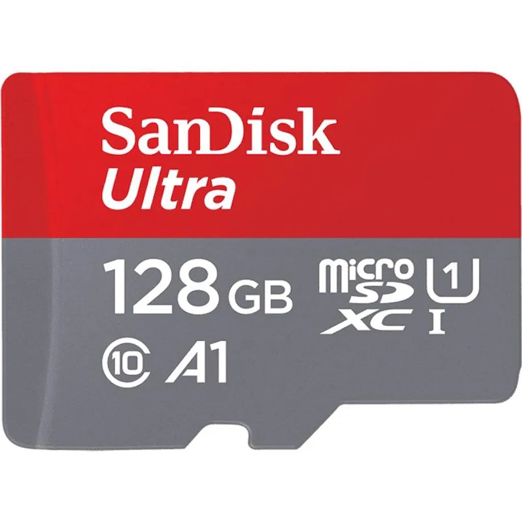 SanDisk Ultra 128 Go : Carte microSDXC A1 Rapide pour Étendre le Stockage
