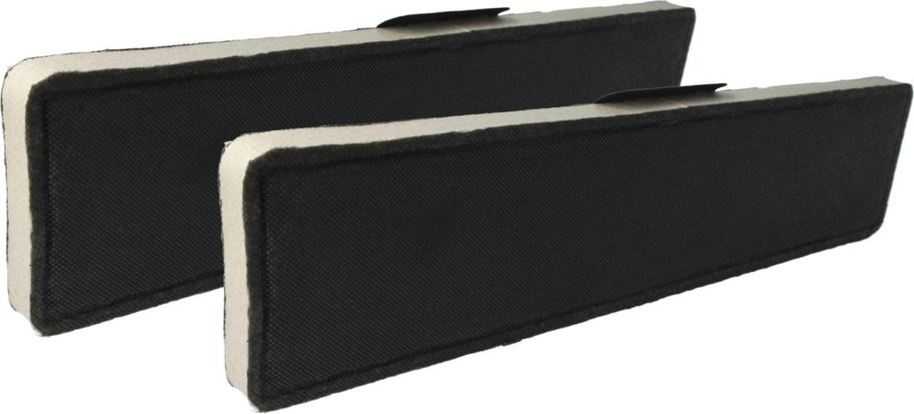 vhbw 2x Aktivkohlefilter Ersatz für Miele DKF 21, DKF 18-1, Produktbild 