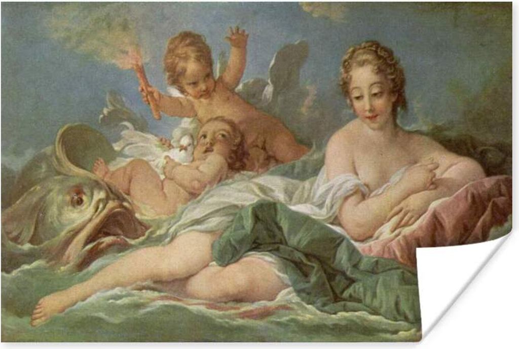 MuchoWow Poster Die Geburt der Venus - Gemälde von Francois Boucher 180x120 cm - Fotoplakat
