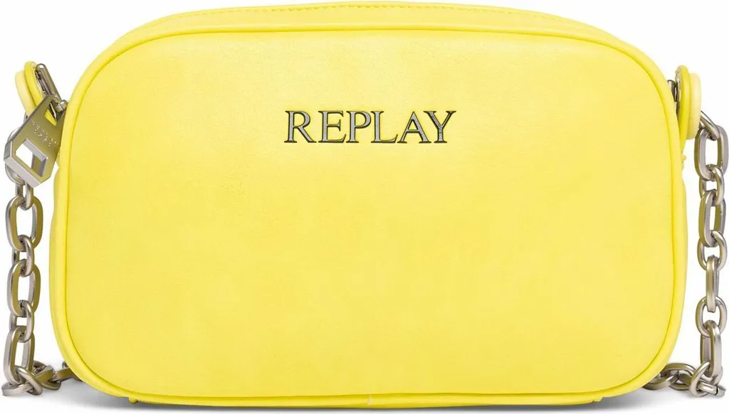 Replay Crossbody Bag LT Yellow Green - Borsa Giallo Fluo per Street Style