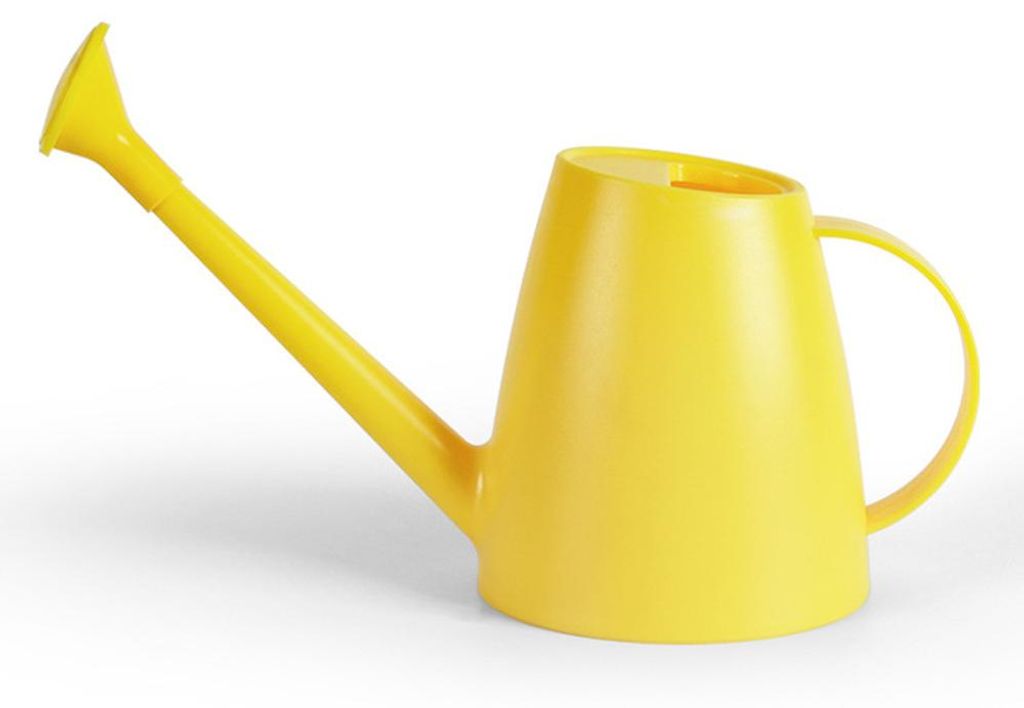 Gießkanne für Zimmerpflanzen, kleine Sprühkanne für Zimmerpflanzen und Gartenblumen, Wasserkrug mit langem Ausguss, gelb