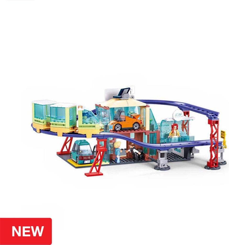 Sluban Metropolis M38-B1262 Magasin de voitures électriques Image du produit 